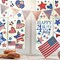 4th of July Window Clings (6 Sheets) - Double-Sided Patriotic Star Decals for Glass Windows - Red White and Blue Independence Day Stickers for Home, Office & Storefront Decoration